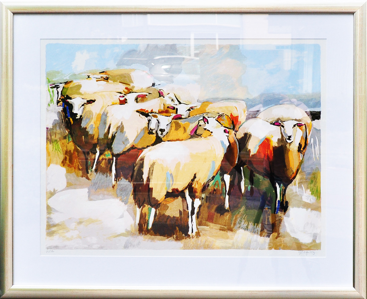 Gerda Elfring + Kudde schapen